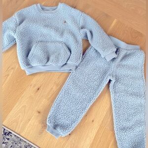 Toddler Sherpa Sweatshirt and Pants Set